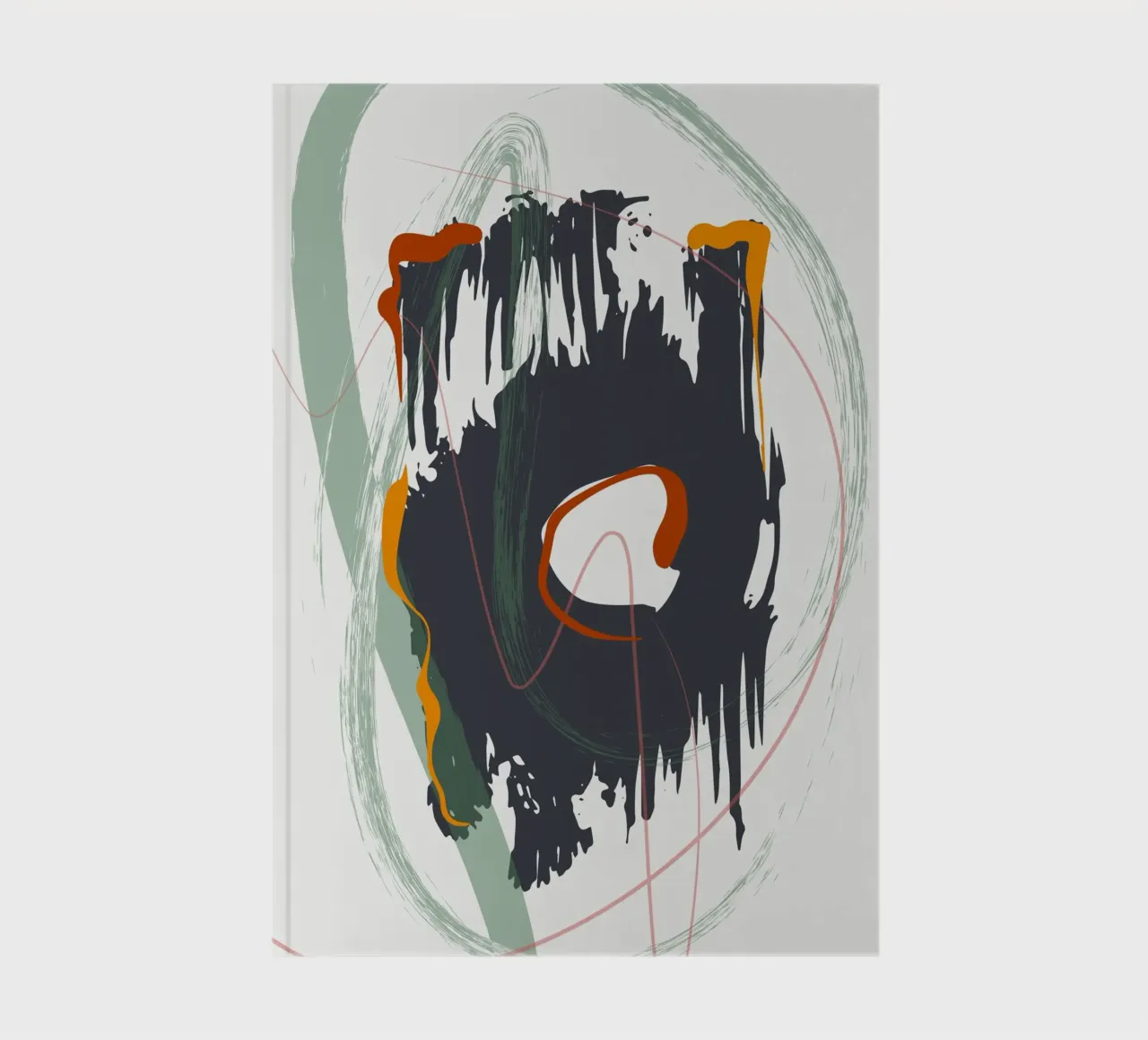 Bold brushstrokes notebook by edsonramosart