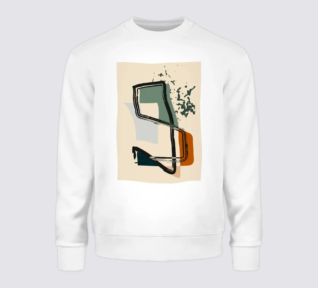 Abstract overlaid sudadera de LisaArtes