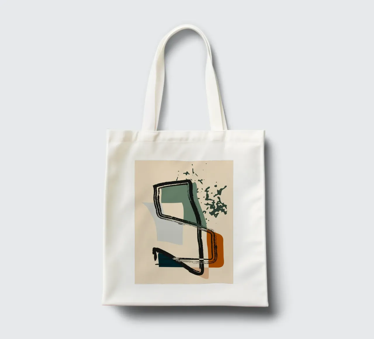 Abstract overlaid tote bag by LisaArtes