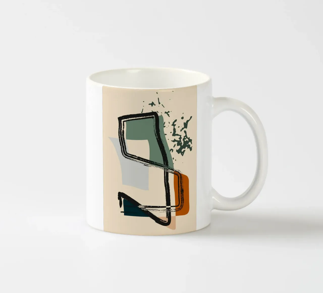 Abstract overlaid tazza in ceramica da LisaArtes