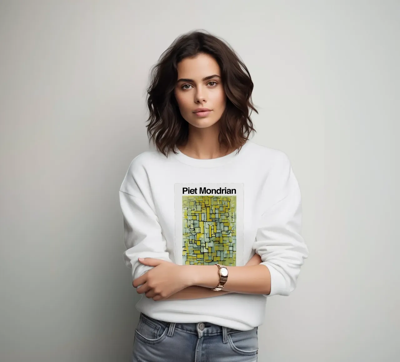 Mondrian - Komposition sweatshirt by ARTOTHEK