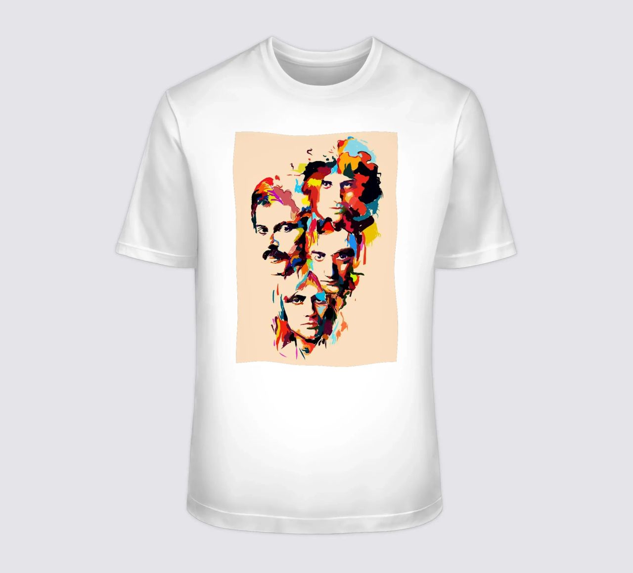 Art abstrait du groupe Queen t-shirt de Hantamrata
