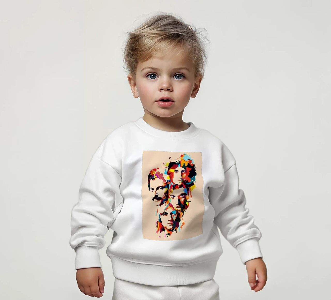 Art abstrait du groupe Queen sweat pour bébé de Hantamrata