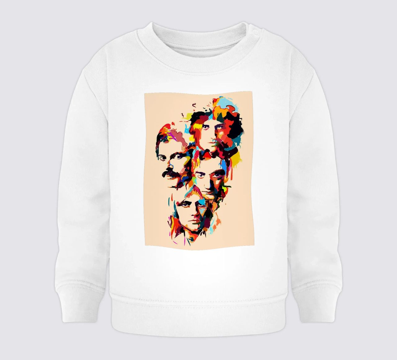 Art abstrait du groupe Queen sweat pour bébé de Hantamrata