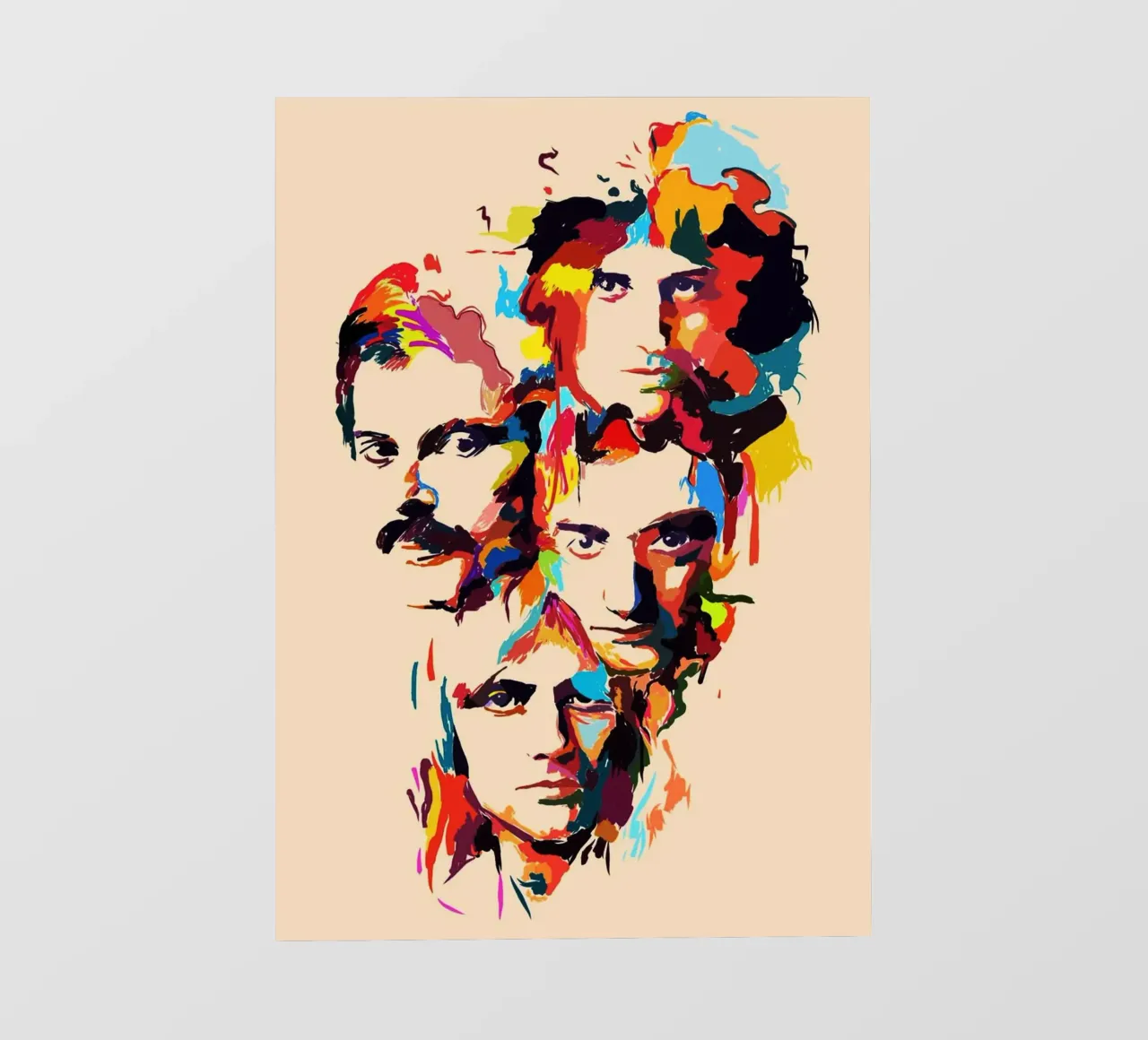 Queen band abstract art pvc cover by Hantamrata