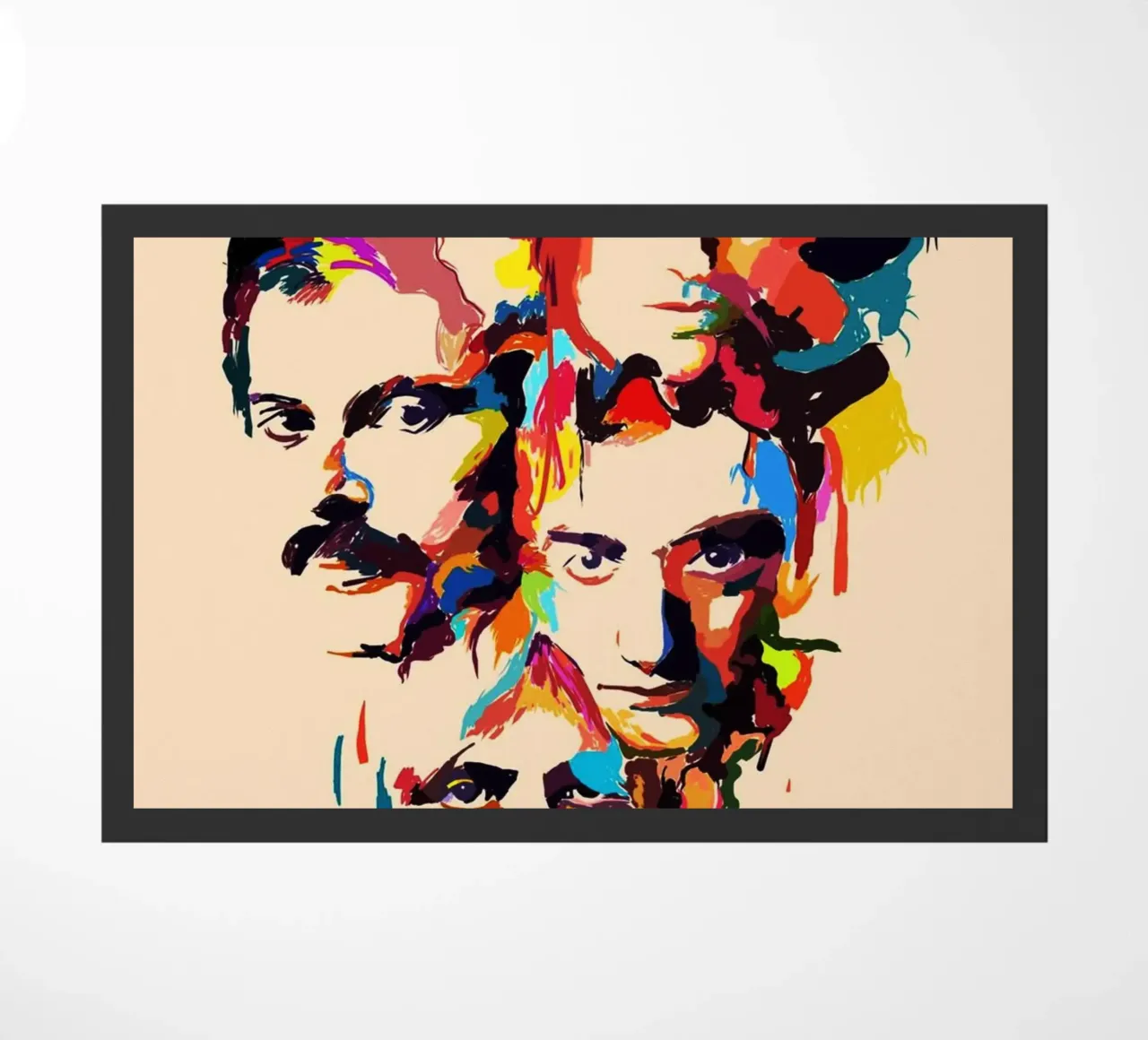 Art abstrait du groupe Queen paillasson de Hantamrata