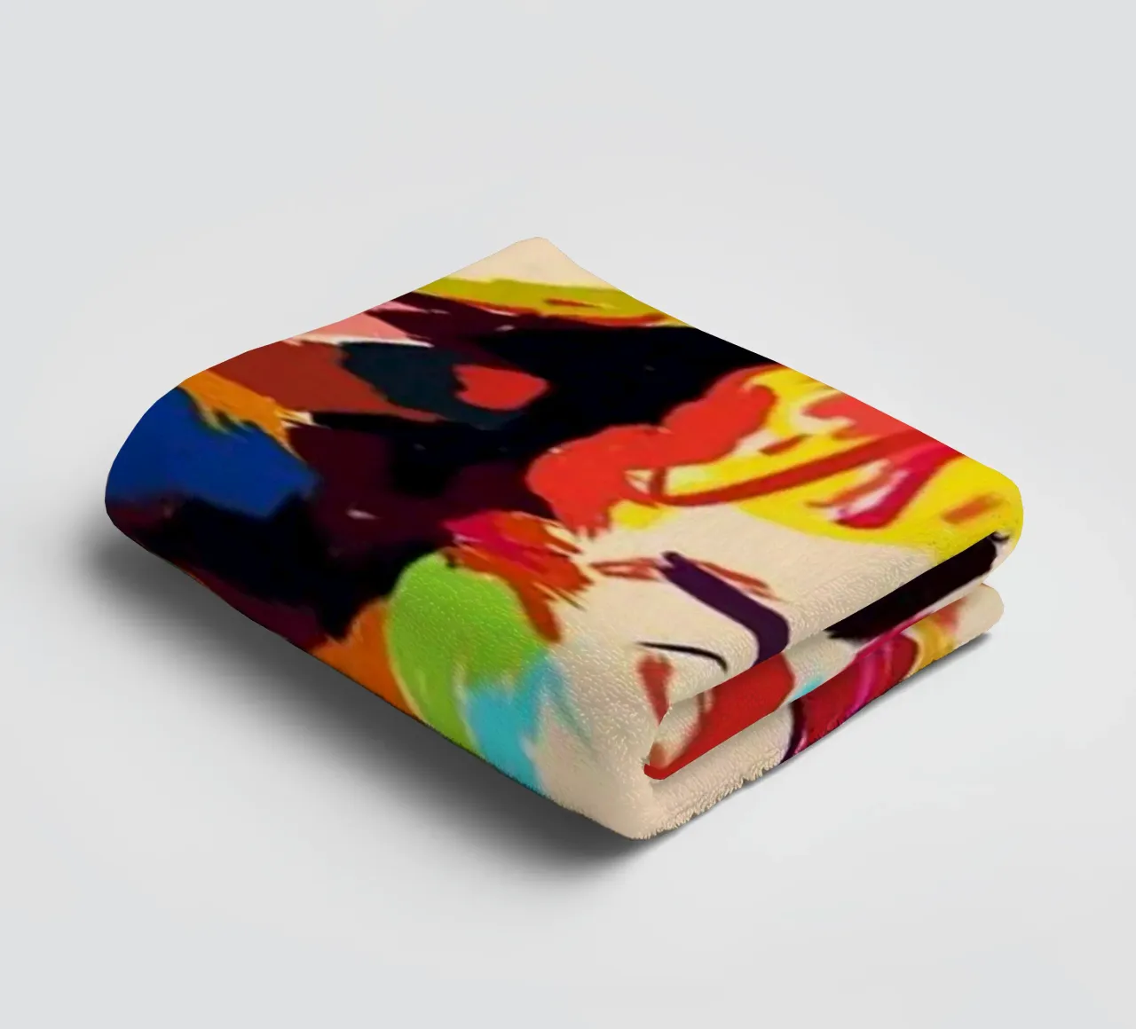 Queen band abstracte kunst badhanddoek van Hantamrata