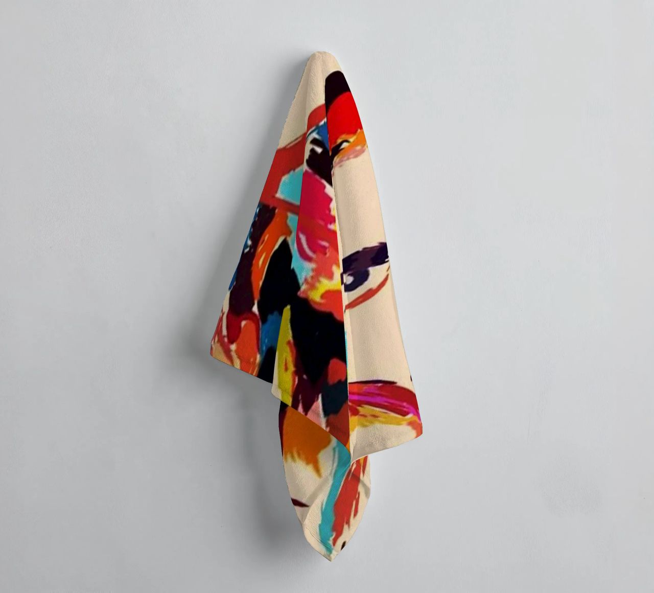 Art abstrait du groupe Queen serviette de bain de Hantamrata
