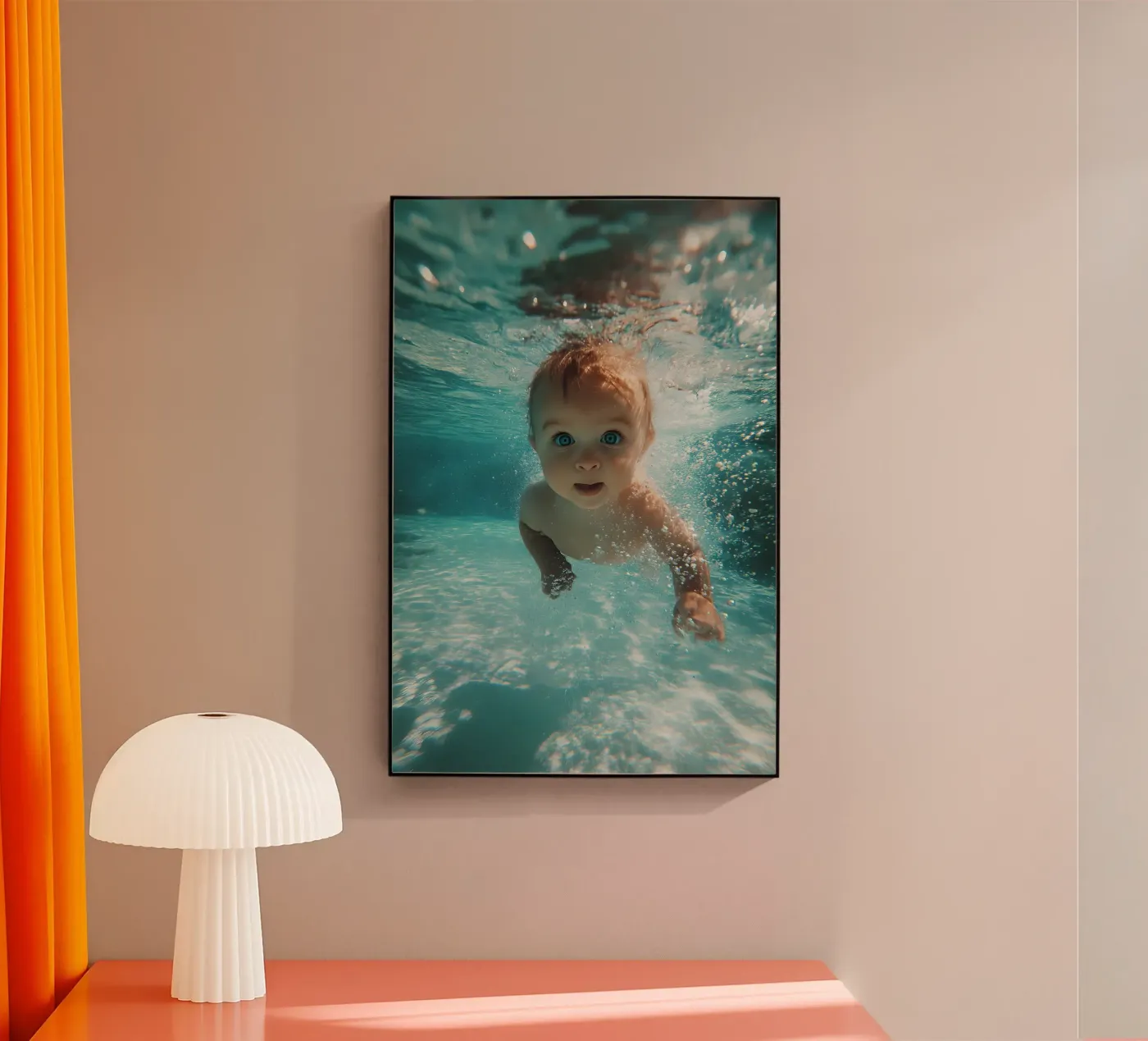 Baby Splash plexiglass da M-Ulrich-Digital Art