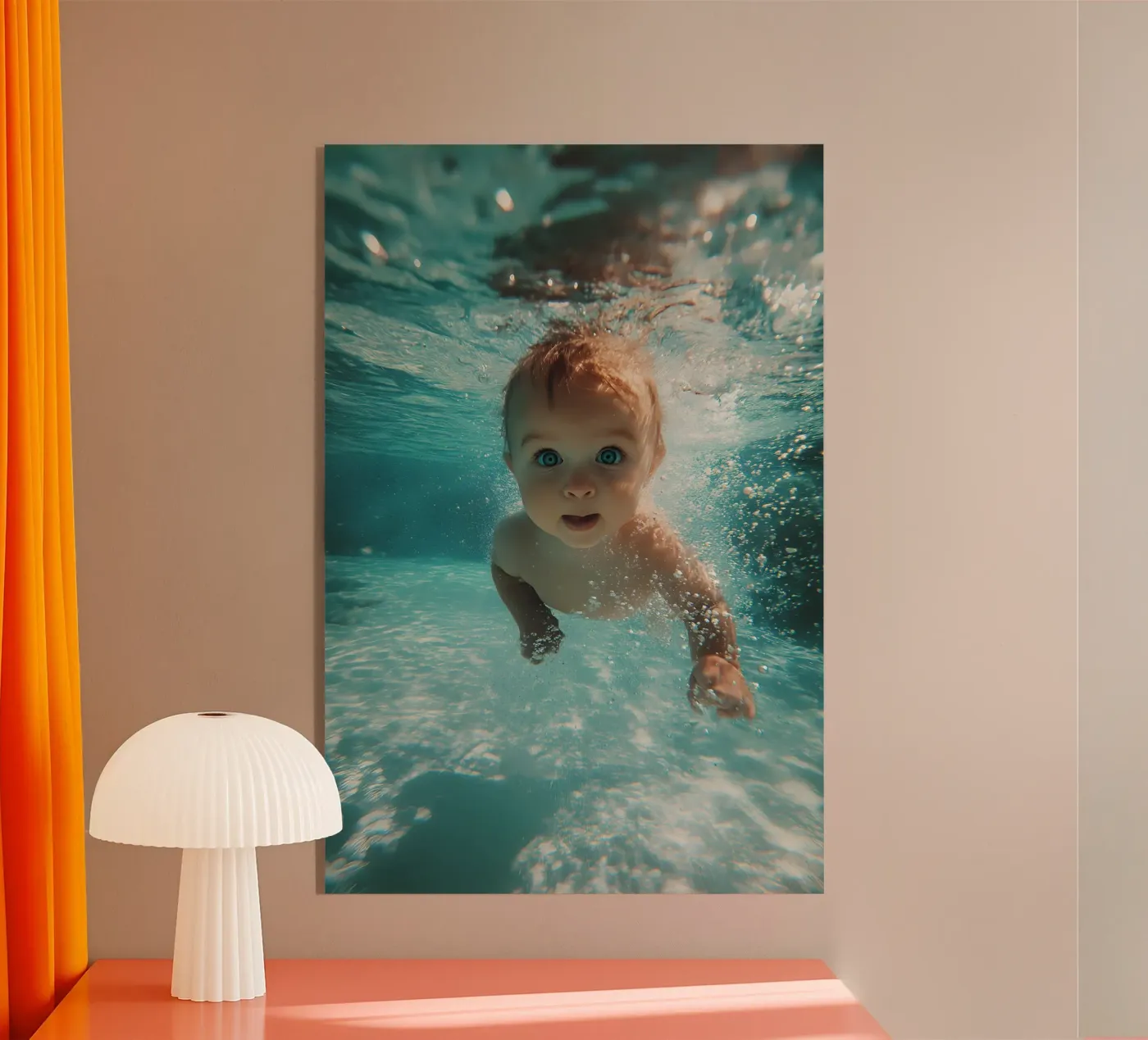 Baby Splash plexiglass da M-Ulrich-Digital Art