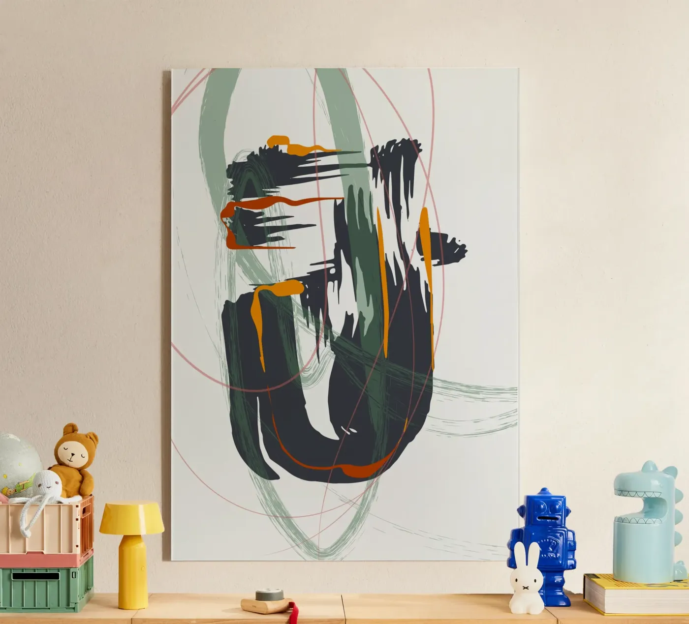 Bold sweeping brushstrokes plexiglass da edsonramosart