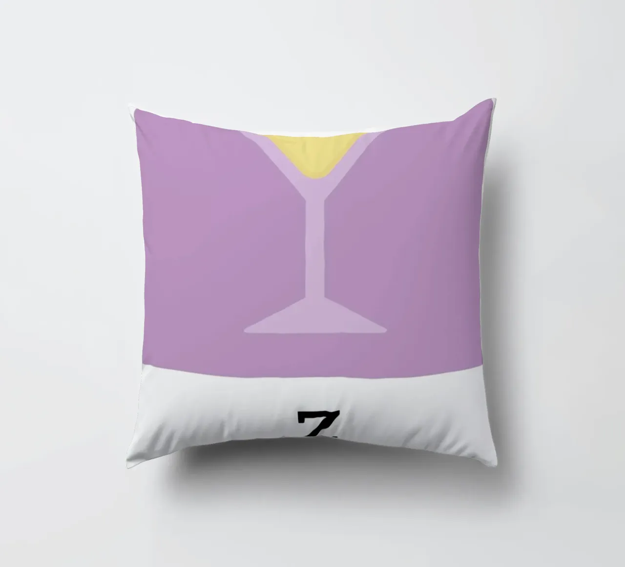 „The Food Alphabet“ - Z like Zabaione cuscino da BLAEK Design Studio