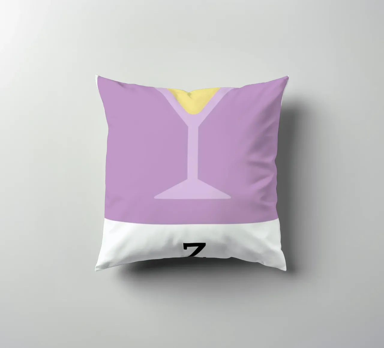 „The Food Alphabet“ - Z like Zabaione cuscino da BLAEK Design Studio