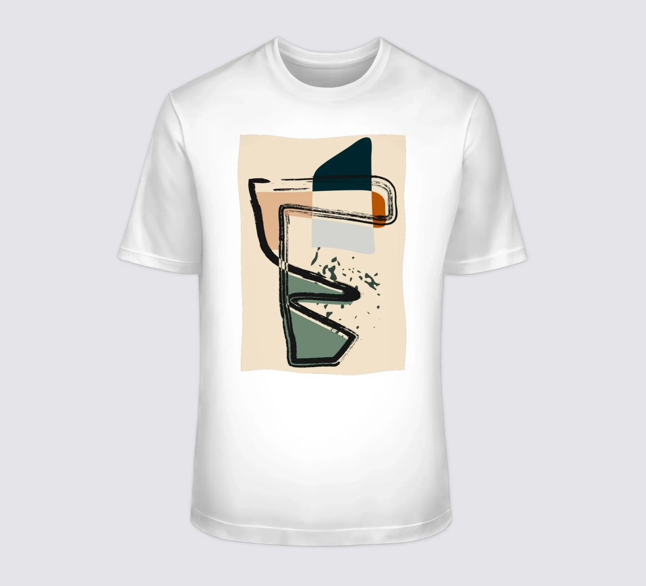 Abstract shapes and bold lines t-shirt by LisaArtes