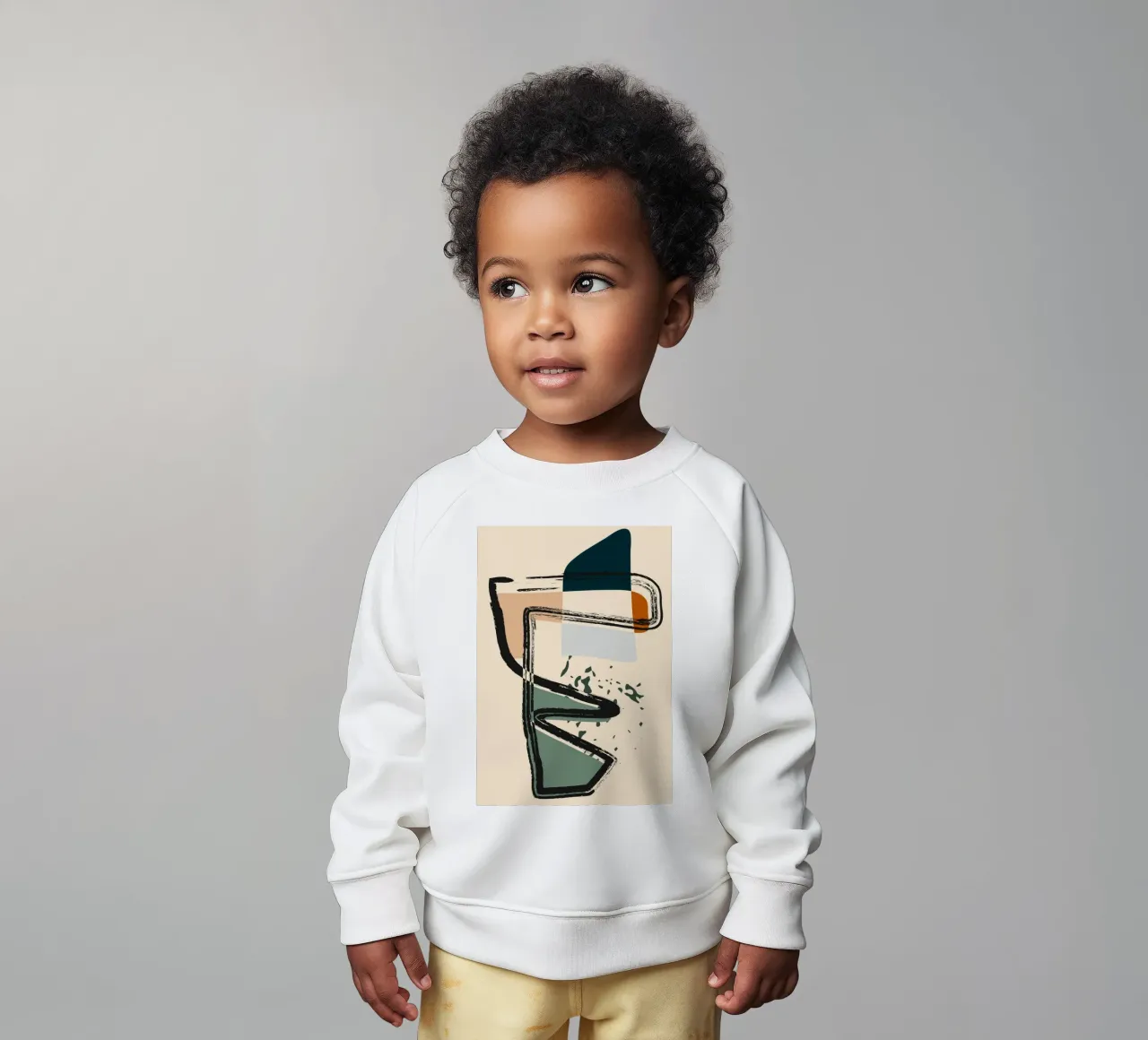 Abstract shapes and bold lines felpa neonato da LisaArtes