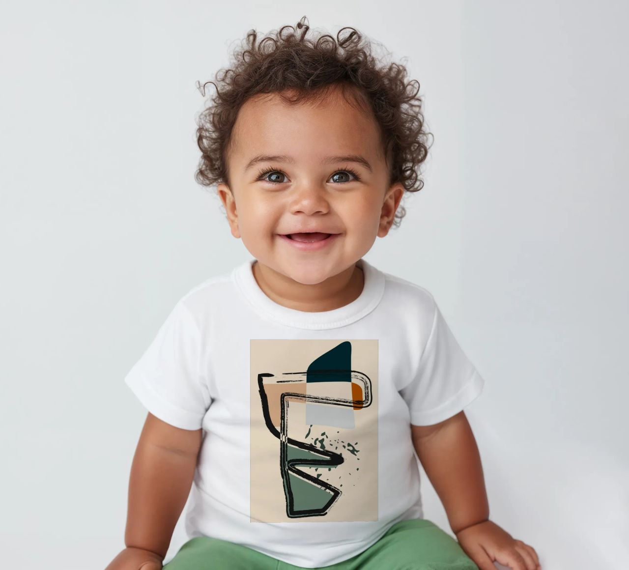 Abstract shapes and bold lines maglietta neonato da LisaArtes