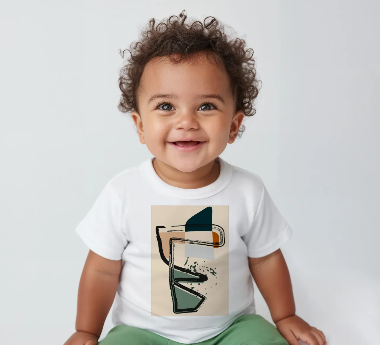 Abstract shapes and bold lines maglietta neonato da LisaArtes