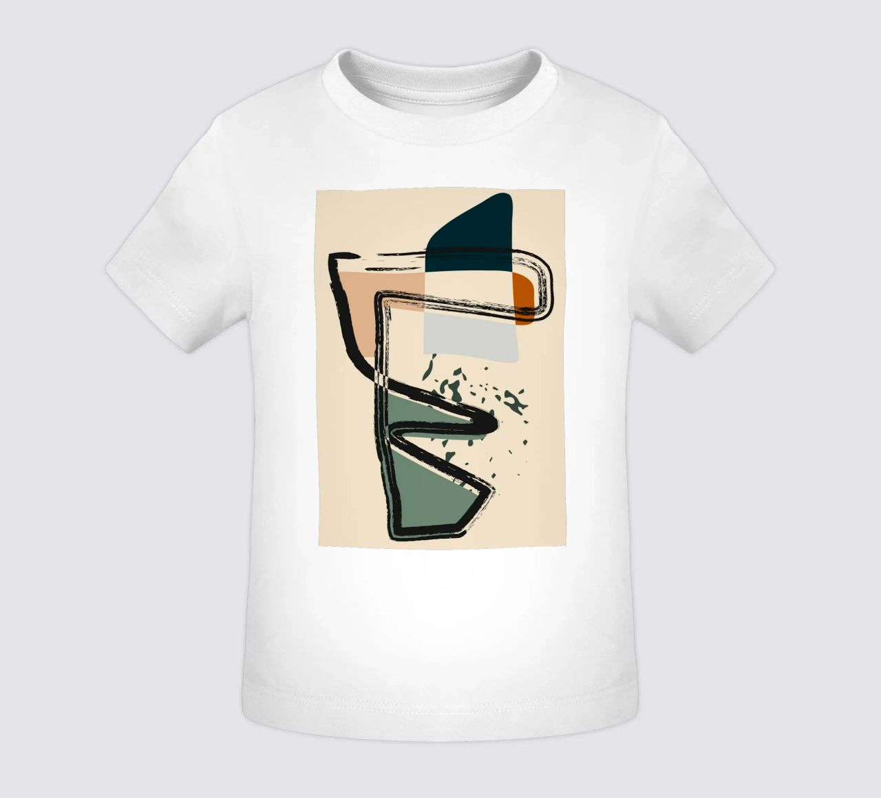 Abstract shapes and bold lines maglietta neonato da LisaArtes
