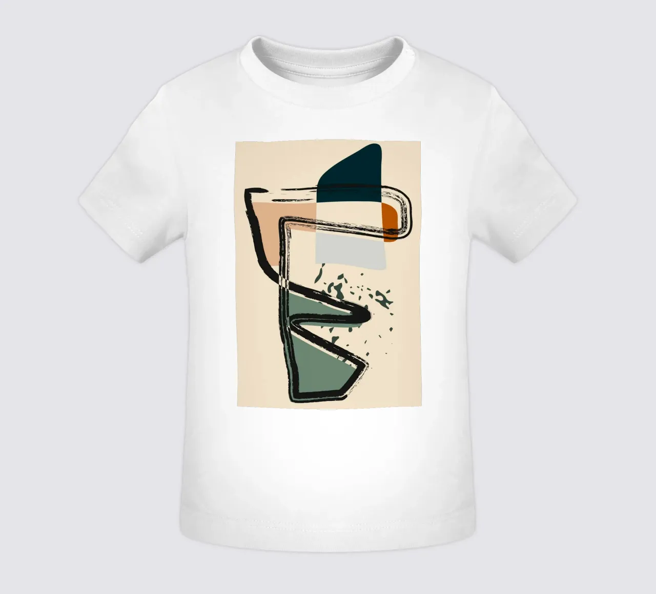 Abstract shapes and bold lines maglietta neonato da LisaArtes