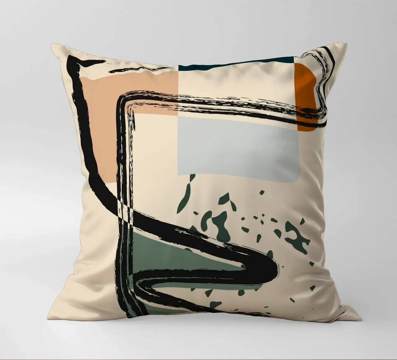 Abstract shapes and bold lines cuscino da LisaArtes