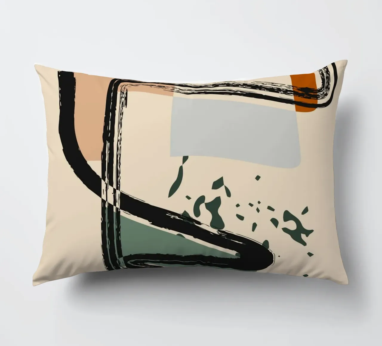 Abstract shapes and bold lines Kissen von LisaArtes
