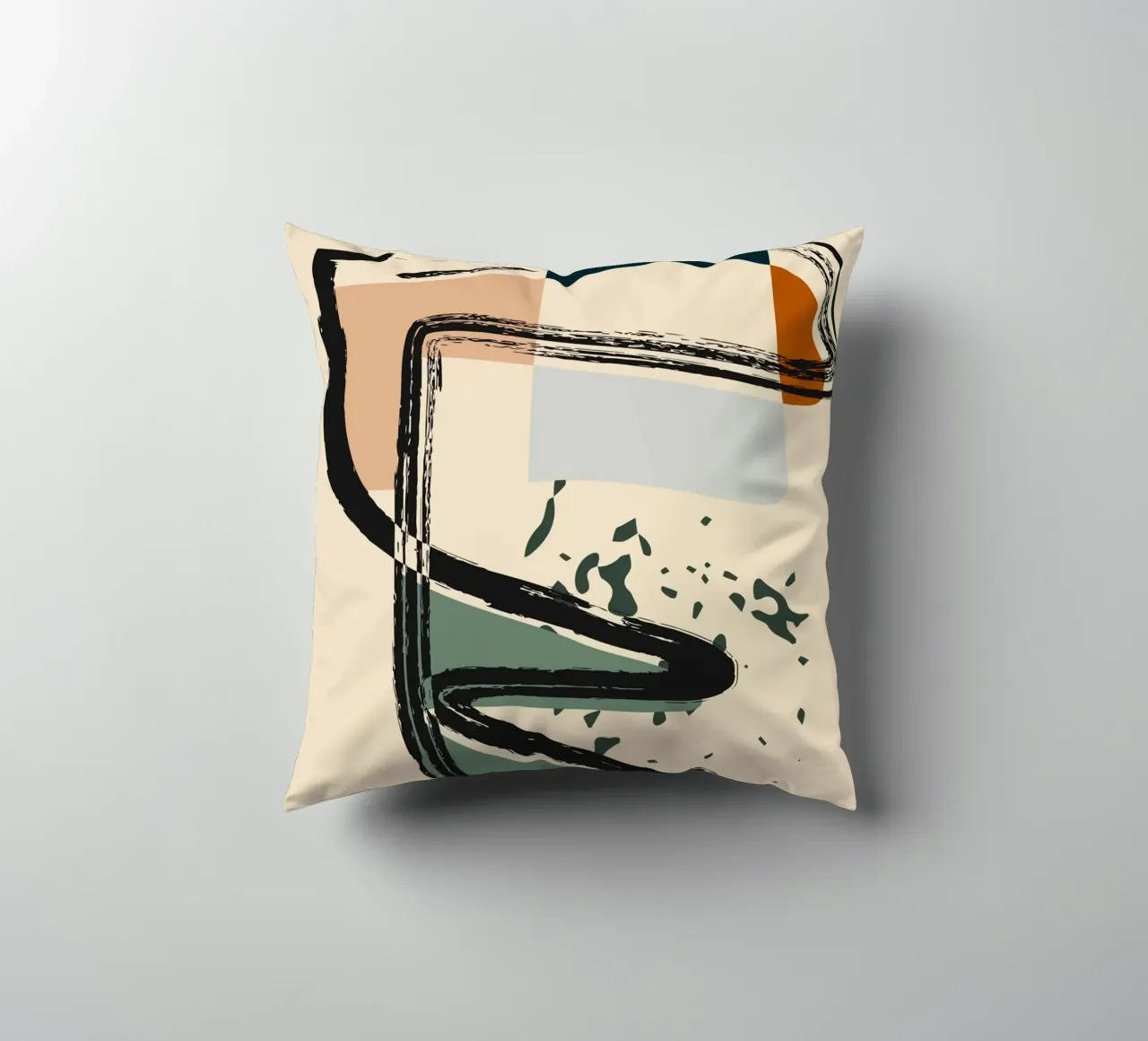 Abstract shapes and bold lines cuscino da LisaArtes