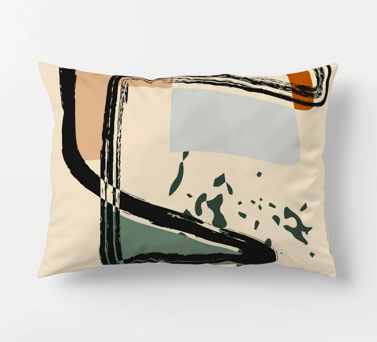 Abstract shapes and bold lines cuscino da LisaArtes