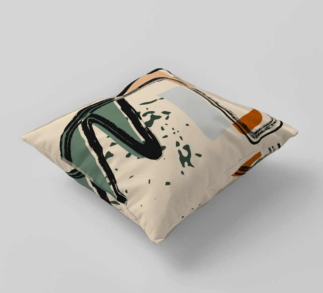Abstract shapes and bold lines Kissen von LisaArtes