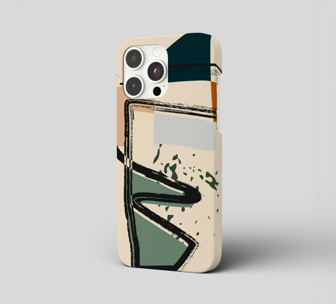 Abstract shapes and bold lines cover iphone da LisaArtes