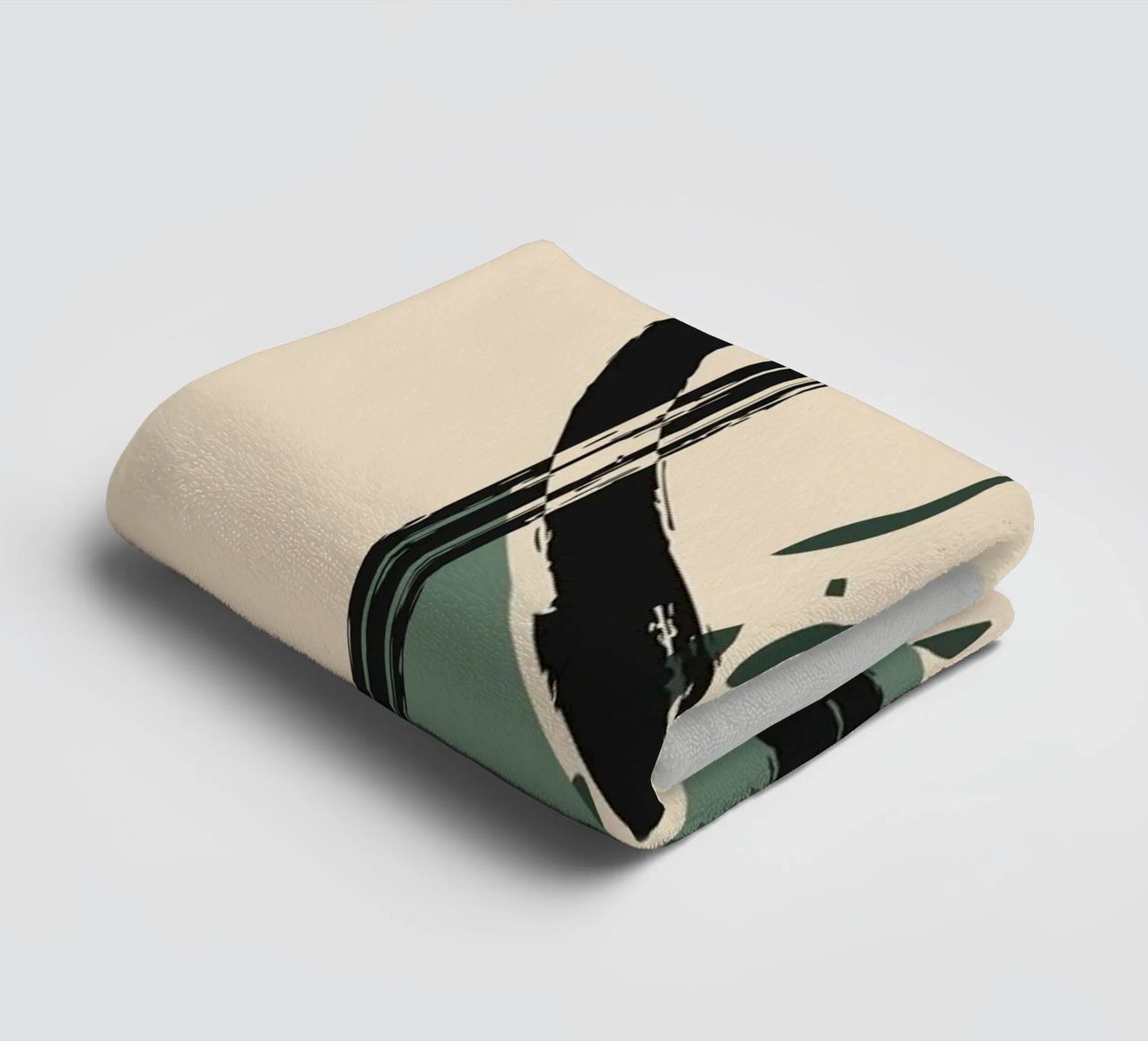 Abstract shapes and bold lines towel by LisaArtes