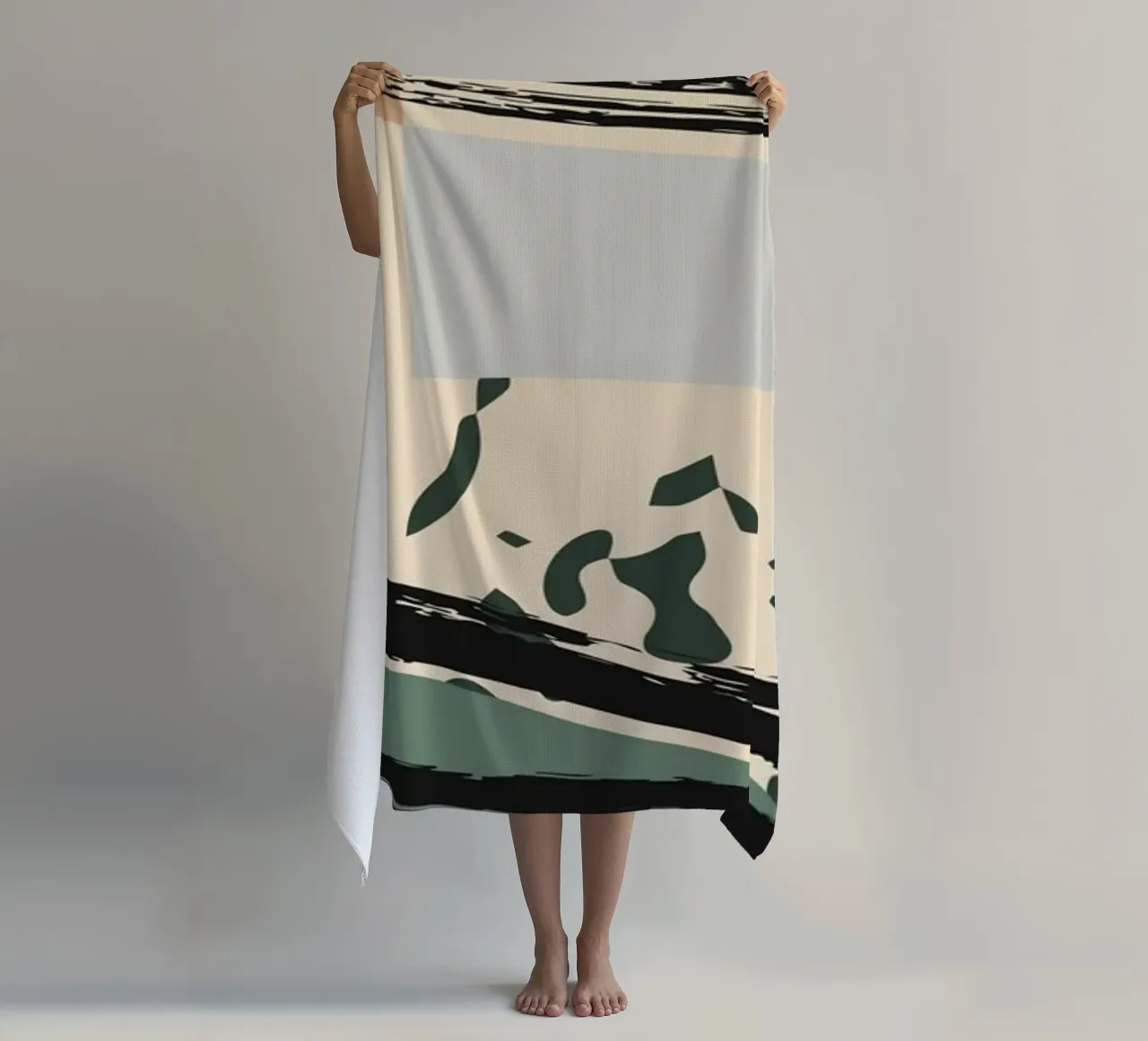 Abstract shapes and bold lines telo mare da LisaArtes