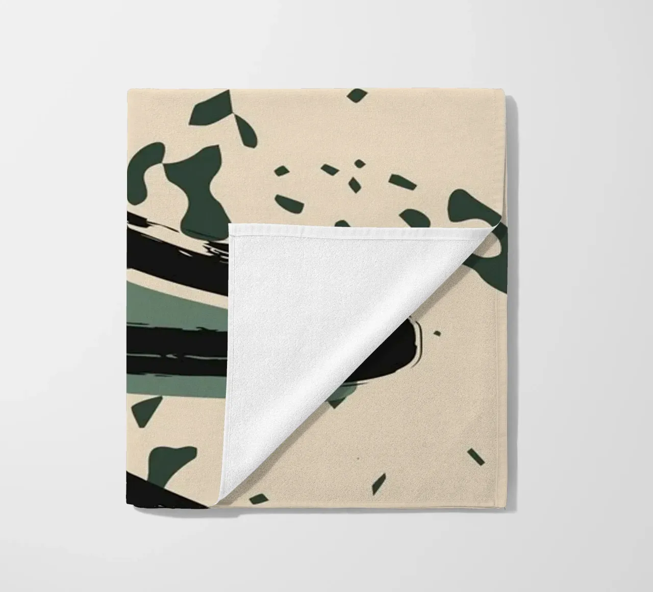 Abstract shapes and bold lines Strandtuch von LisaArtes