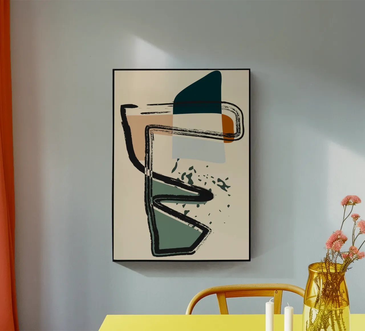 Abstract shapes and bold lines plexiglass da LisaArtes