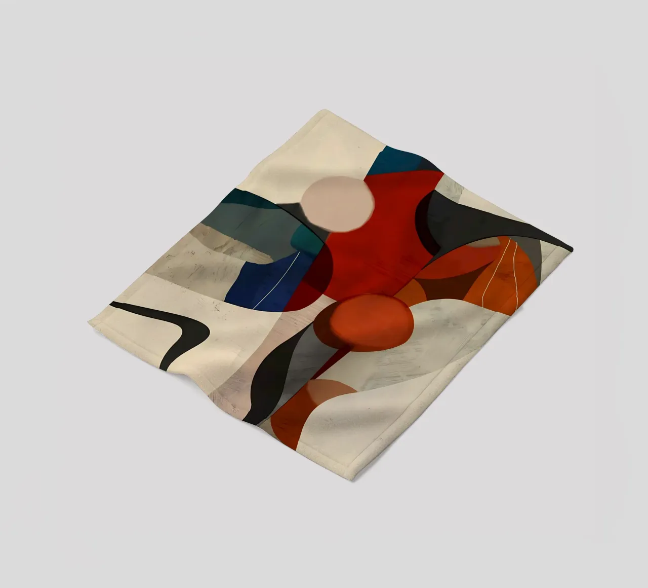 Astratto moderno 88 coperta in pile da Aiden Garcia
