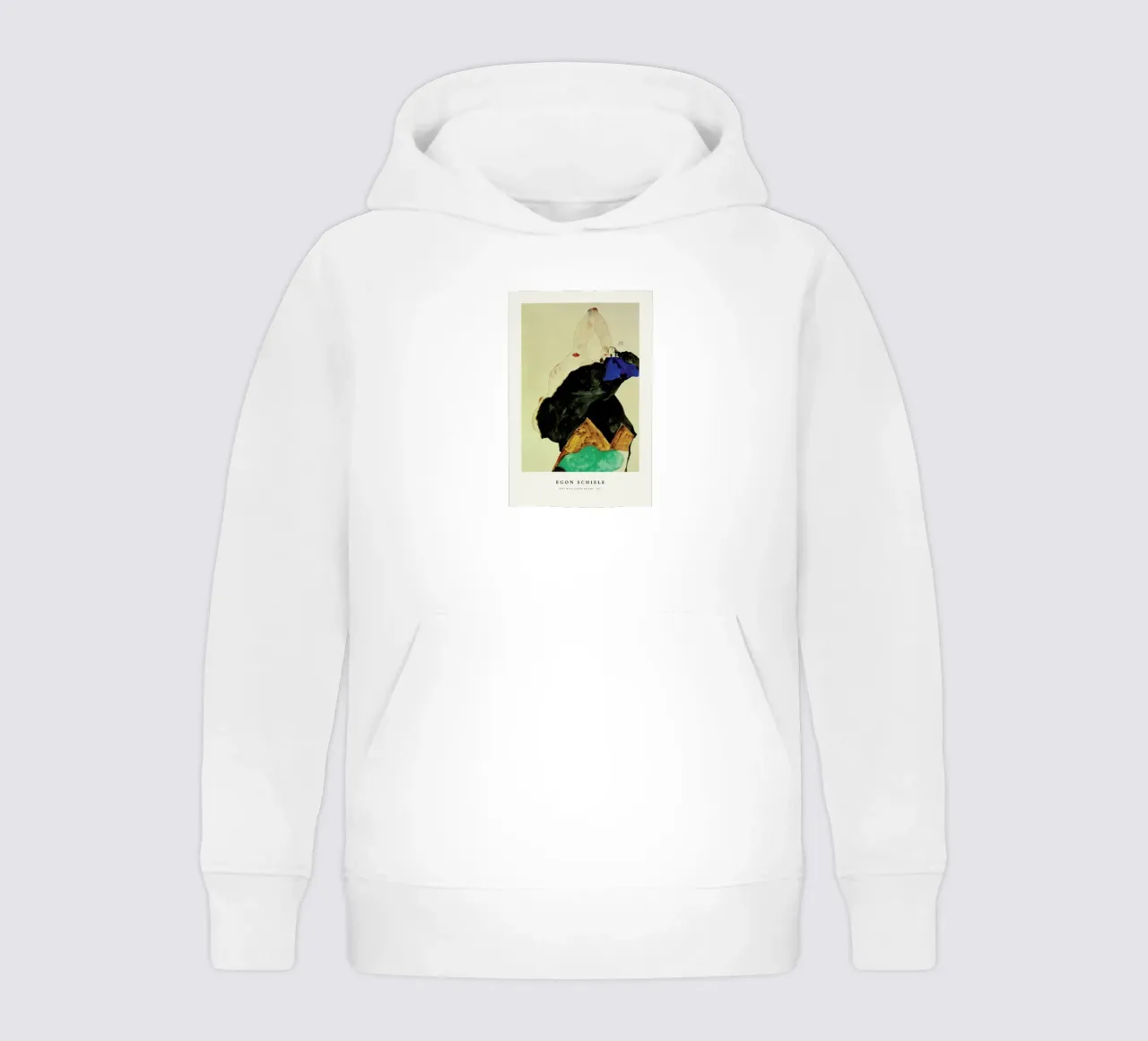 Schiele - Girl with Elbow Raised felpa bambino con cappuccio da ARTOTHEK