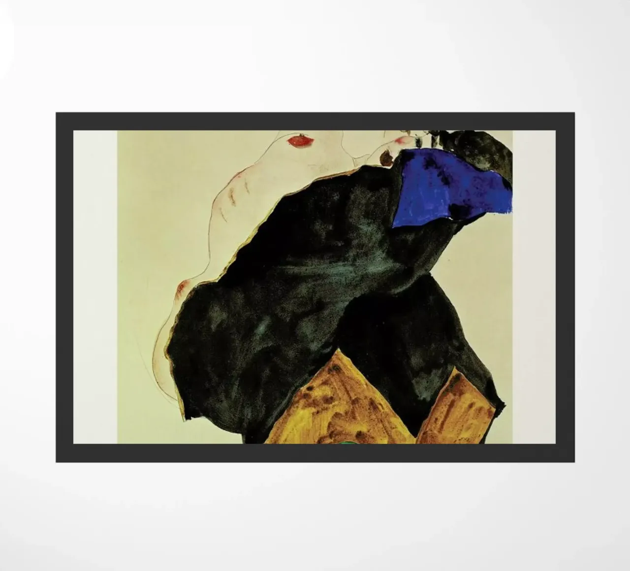 Schiele - Girl with Elbow Raised zerbino da ARTOTHEK