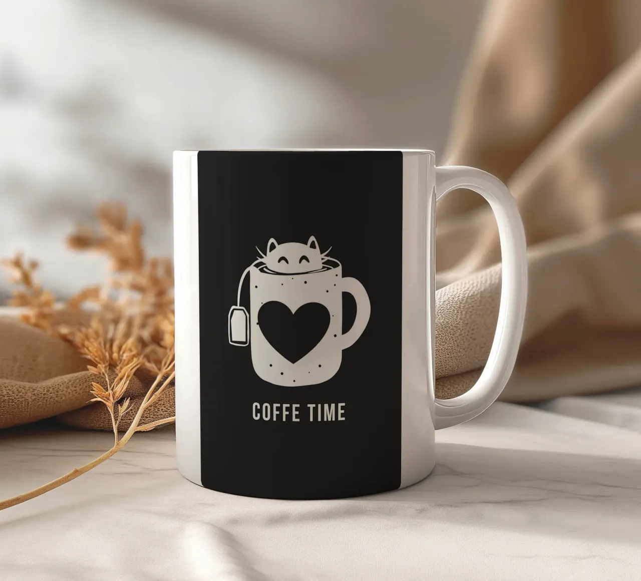 POSTER CAFFÈ tazza in ceramica da Bartosz Powalka