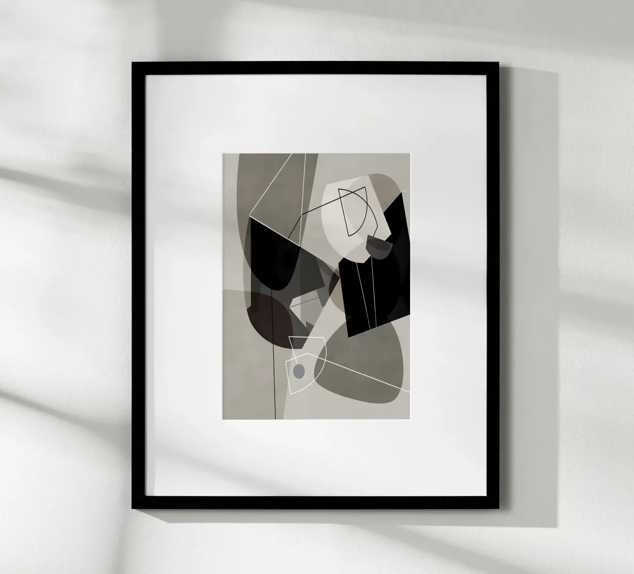 Arte minimale 107 poster con telaio in plastica da Aiden Garcia