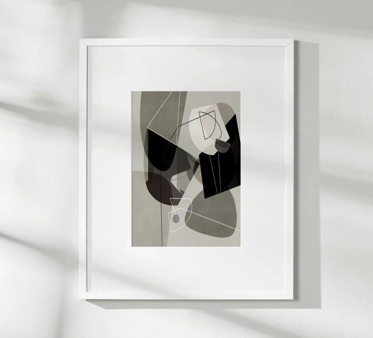 Arte minimale 107 poster con telaio in plastica da Aiden Garcia