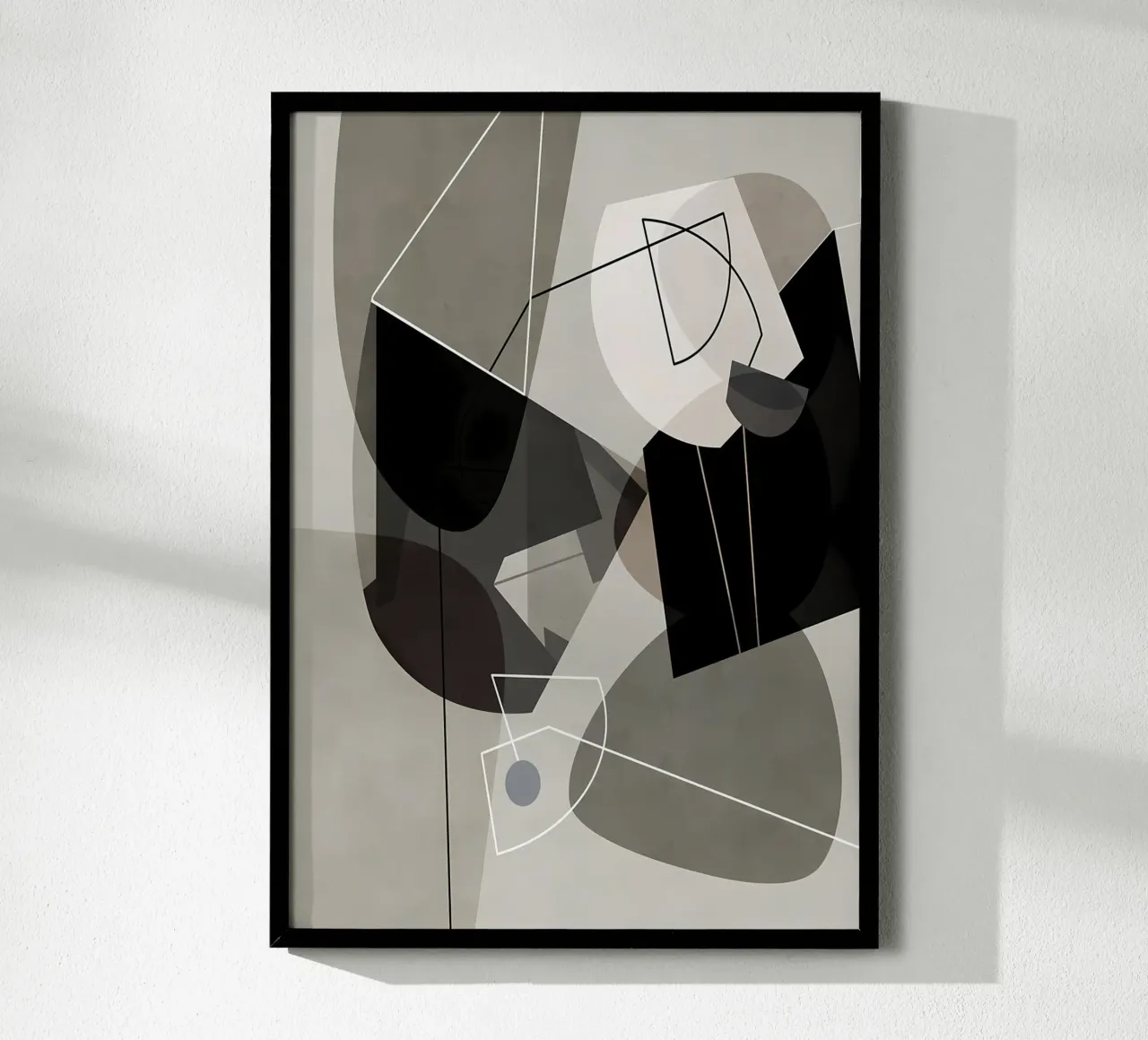 Arte minimale 107 poster con telaio in plastica da Aiden Garcia