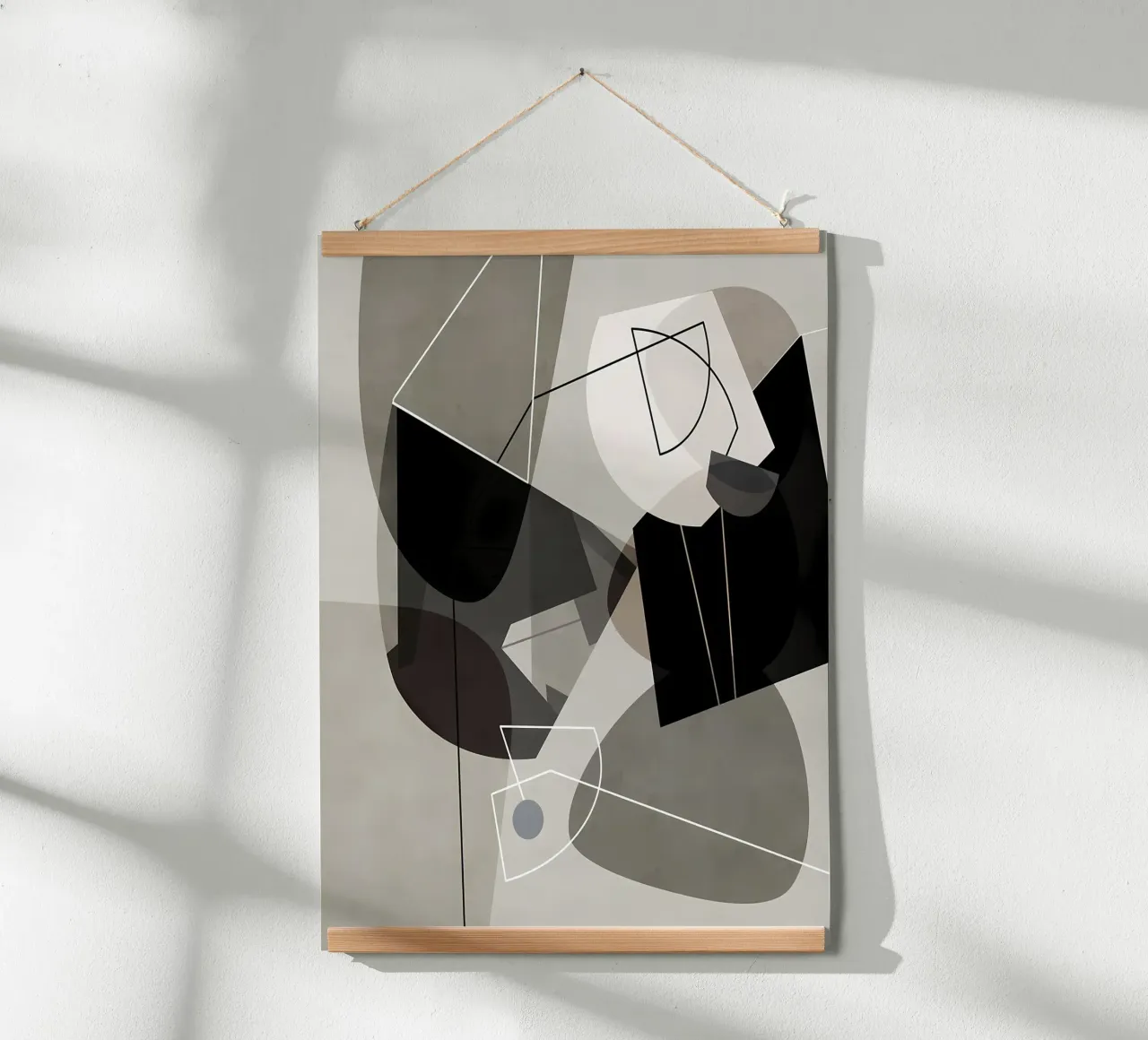 Arte minimale 107 poster con telaio in plastica da Aiden Garcia