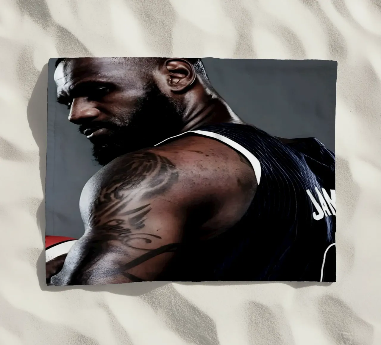 L. James telo mare da Low poly art