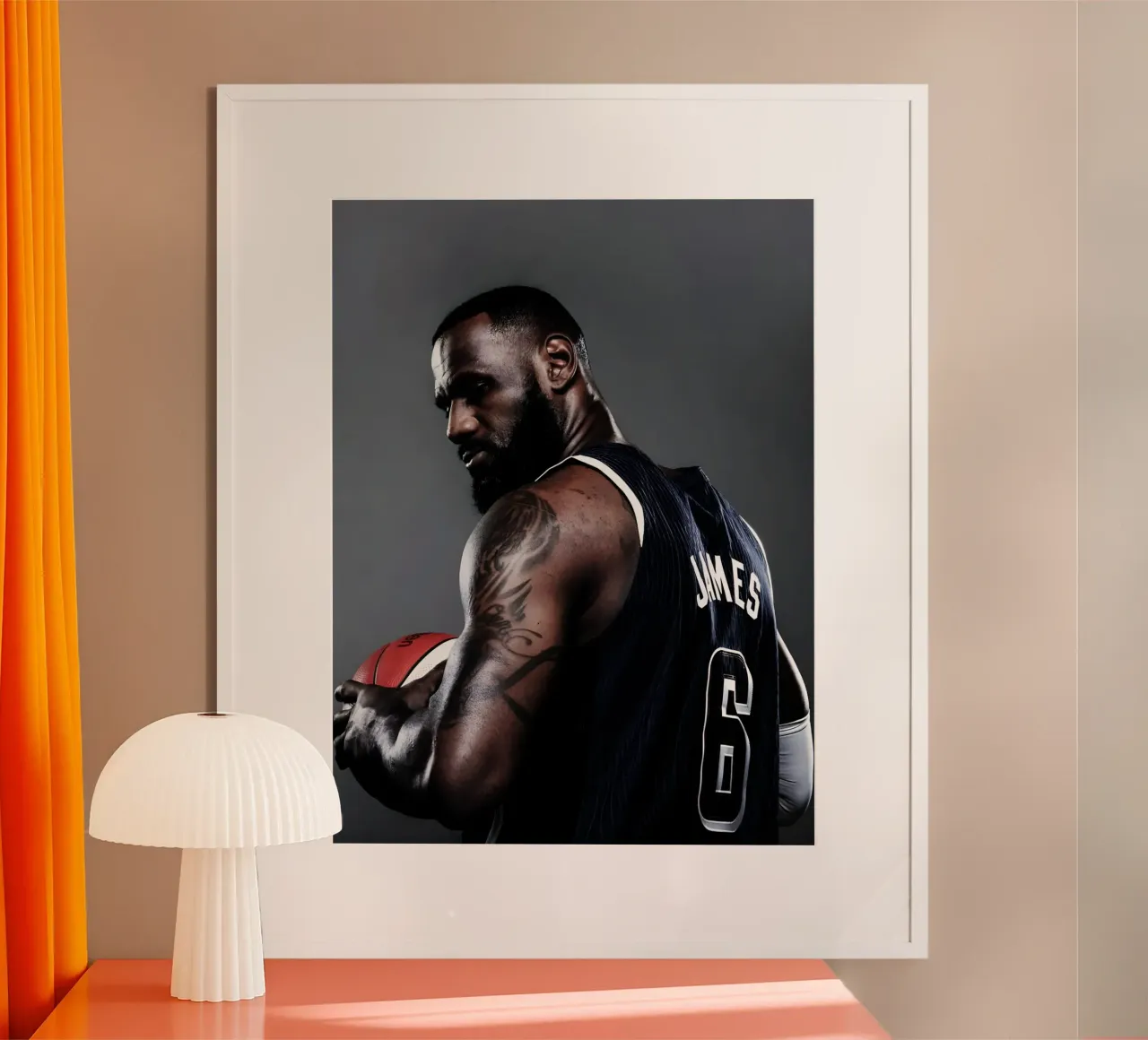 L. James carta hahnemühle da Low poly art