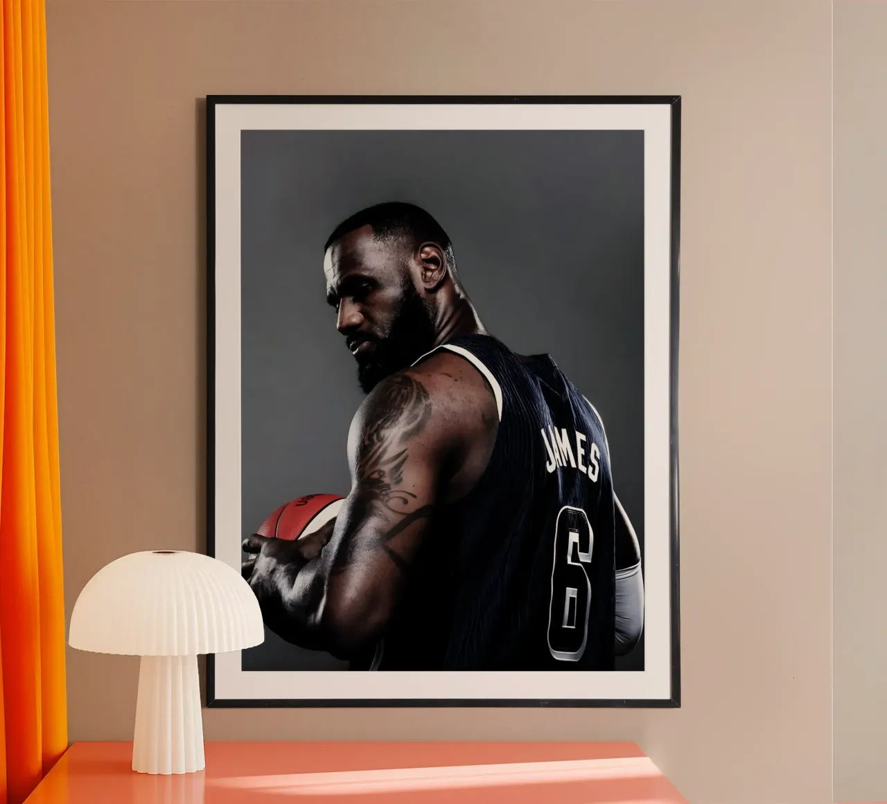 L. James carta hahnemühle da Low poly art