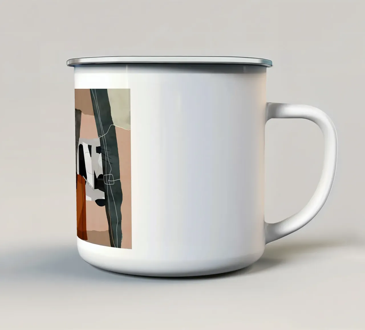 Astratto moderno 78 tazza in smalto da Aiden Garcia