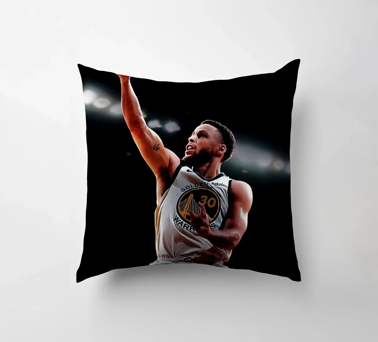 S. Curry cuscino da Low poly art