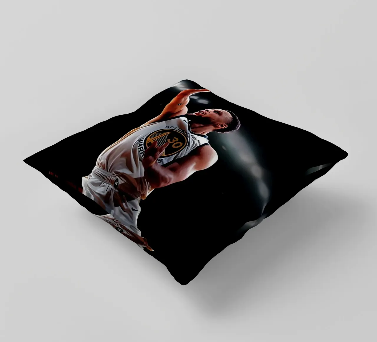 S. Curry cuscino da Low poly art