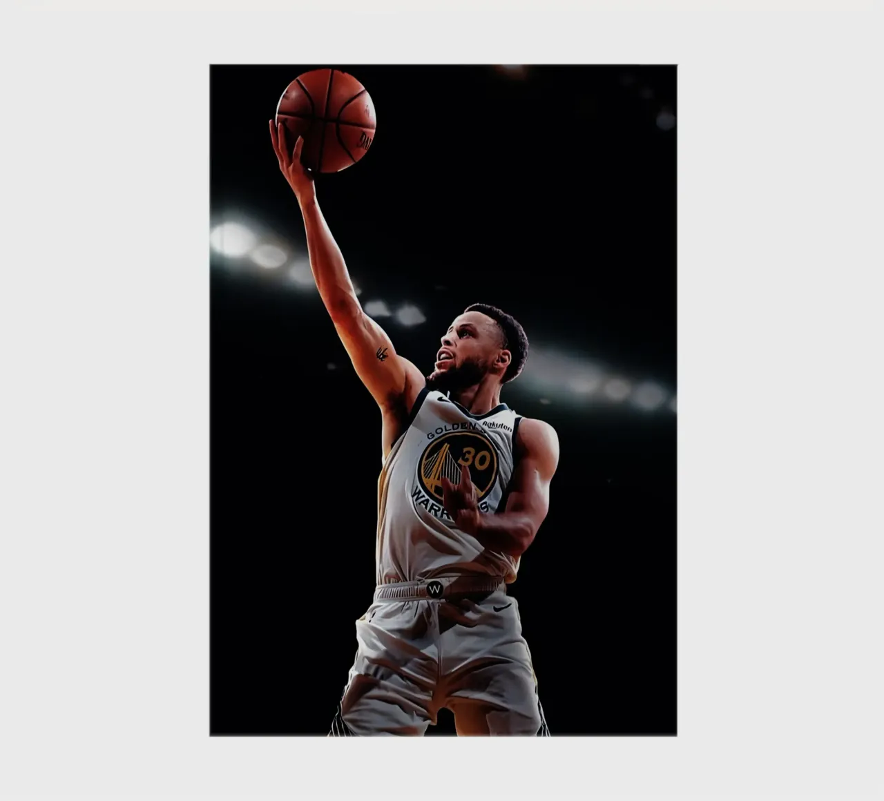S. Curry notebook by Low poly art