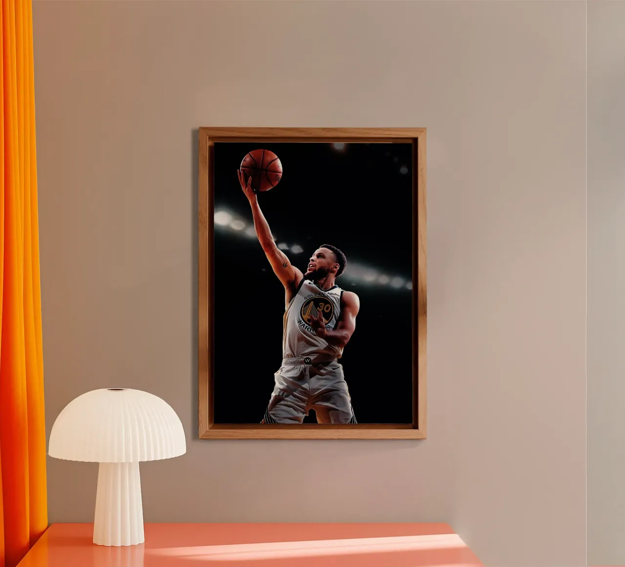S. Curry forex plate by Low poly art