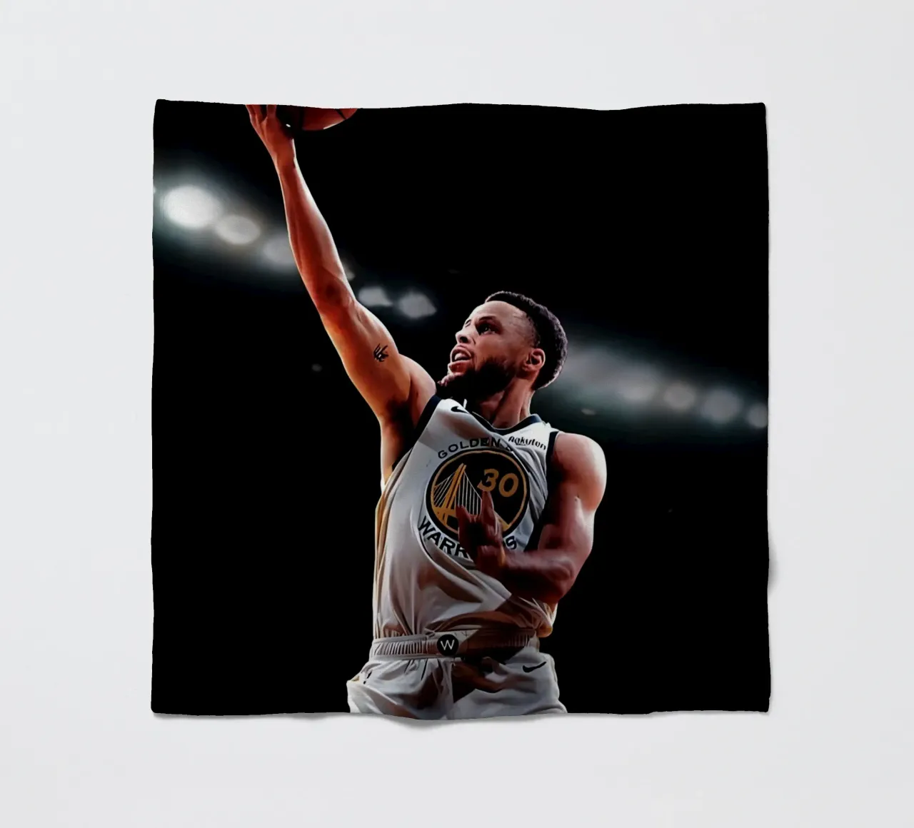 S. Curry coperta in pile da Low poly art